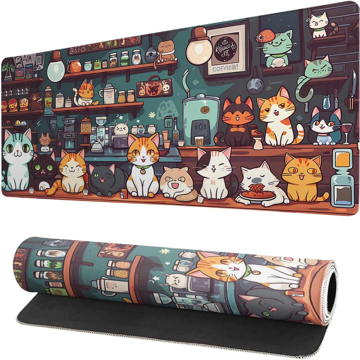 Large Gaming Mouse Pad Coffee  - Gaming Accessories Shop recension och pris