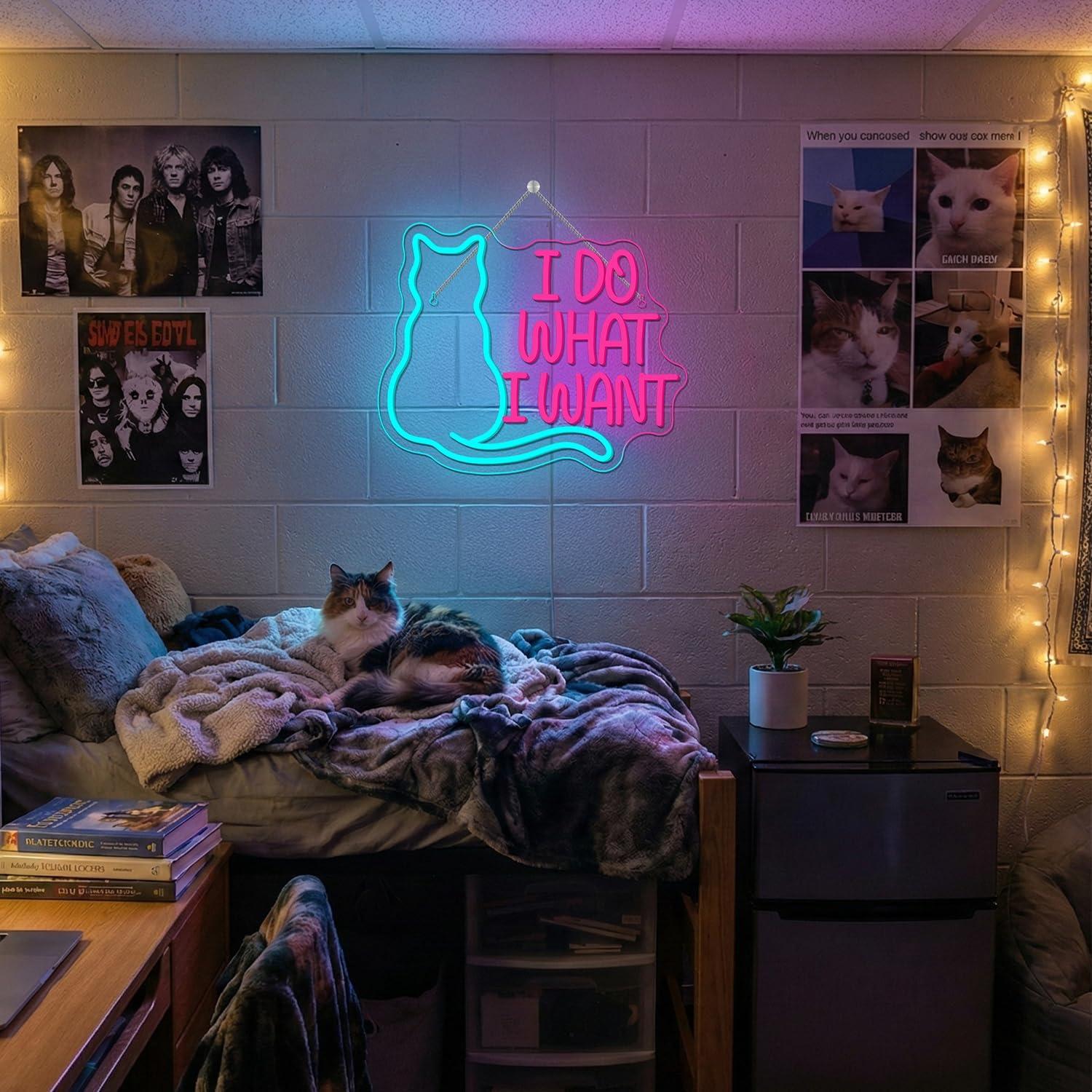 Cat Neon Sign USB Dimmable LED - Gaming Accessories Shop recension och pris