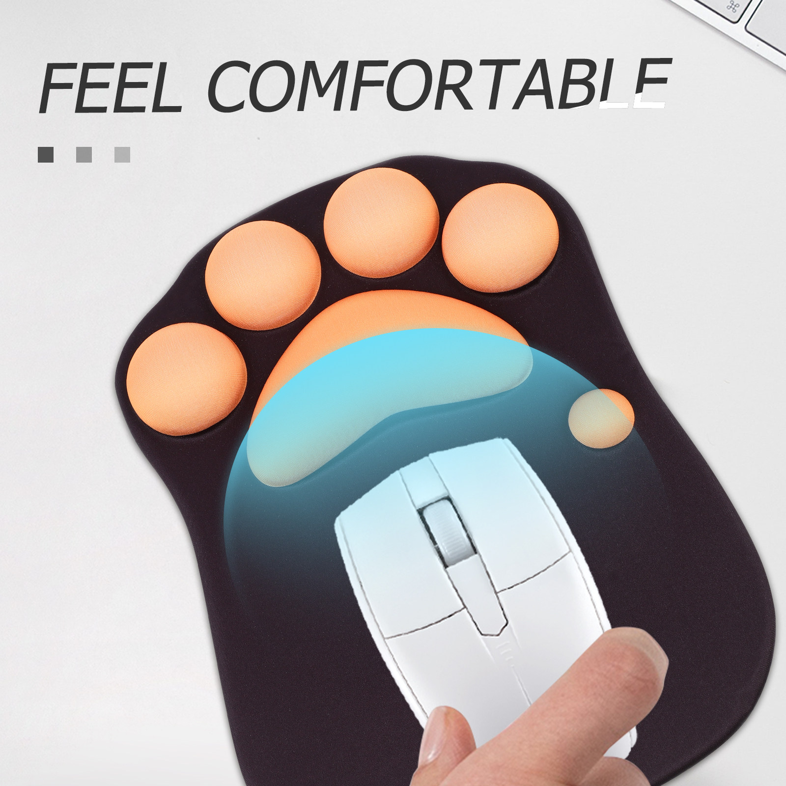 Cat Paw Mouse Pad Soft Wrist S - Gaming Accessories Shop recension och pris