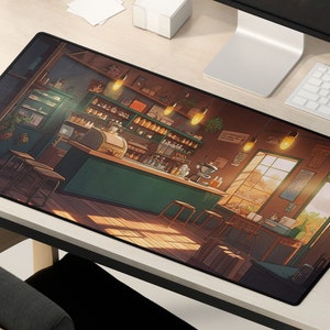 Kawaii Anime Desk Mat Coffee S - Gaming Accessories Shop recension och pris