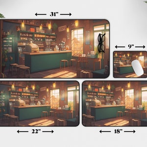 Kawaii Anime Desk Mat Coffee S - Gaming Accessories Shop recension och pris