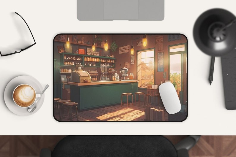 Kawaii Anime Desk Mat Coffee S - Gaming Accessories Shop recension och pris