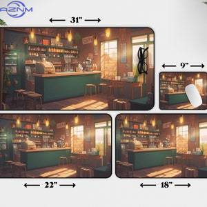 Kawaii Anime Desk Mat Coffee S - Gaming Accessories Shop recension och pris