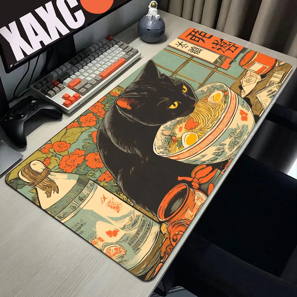 HYBXAXC Black cat loves to eat - Gaming Accessories Shop recension och pris