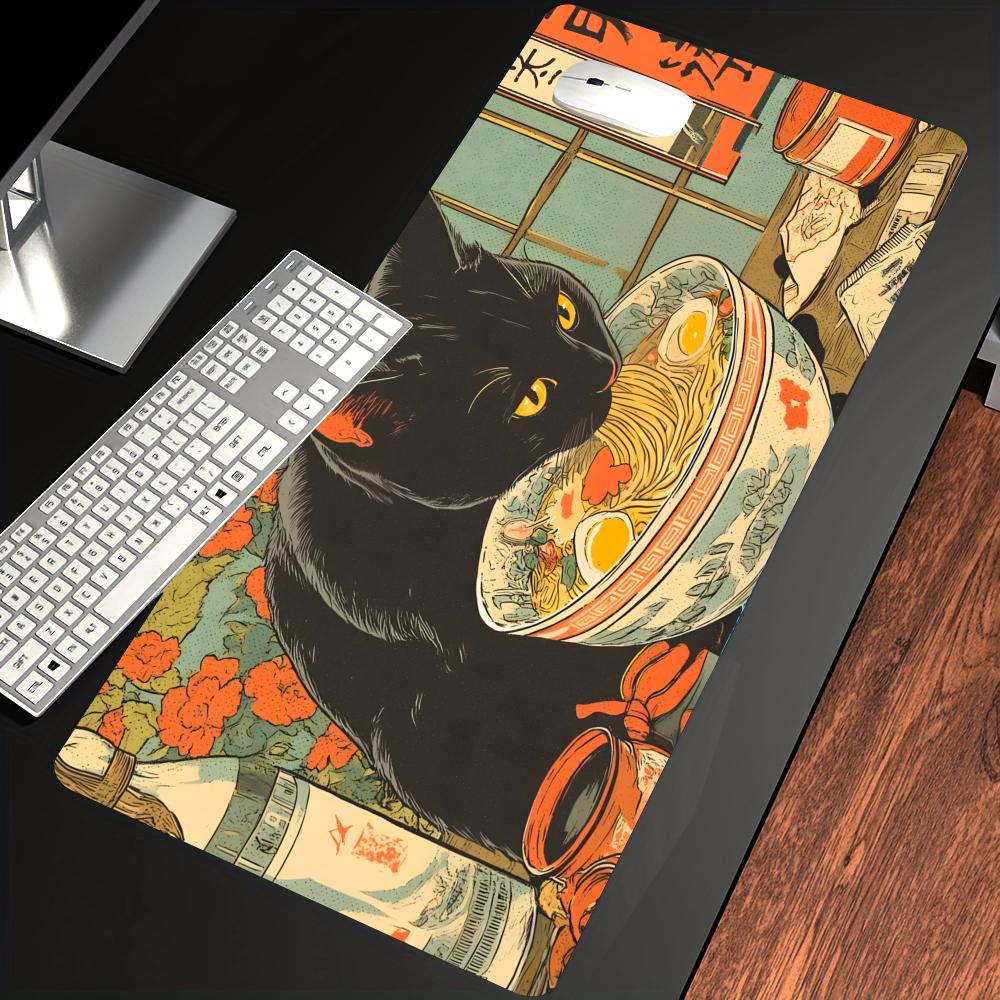 HYBXAXC Black cat loves to eat - Gaming Accessories Shop recension och pris