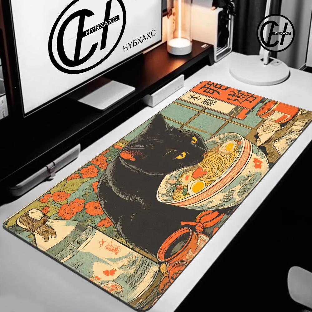 HYBXAXC Black cat loves to eat - Gaming Accessories Shop recension och pris